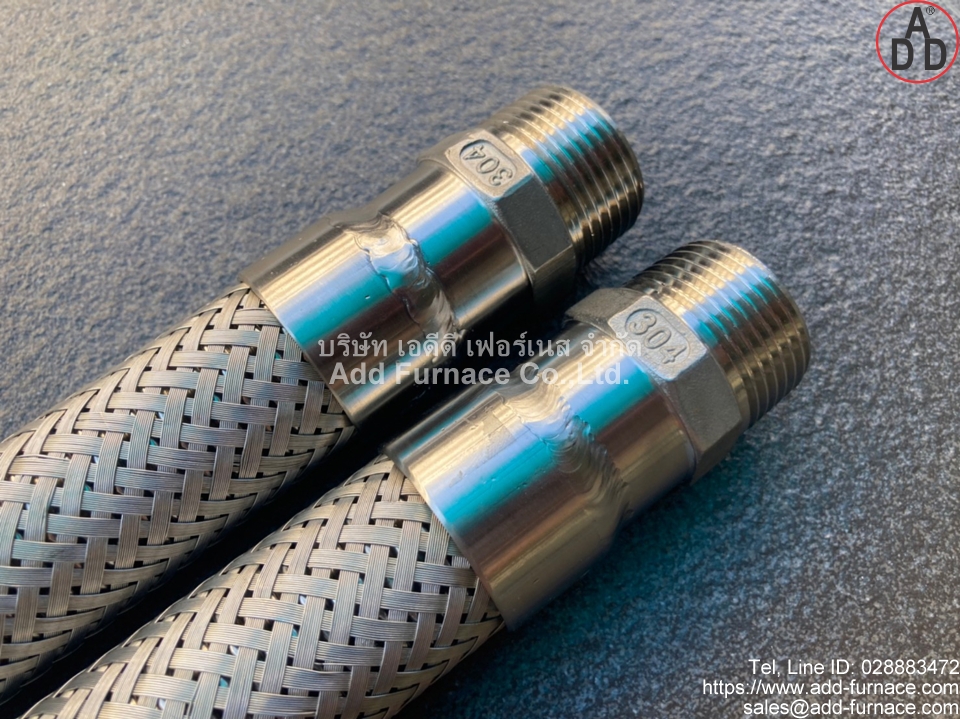 ท่ออ่อนสแตนเลส Gas Hose Stainless Steel 304 (4)